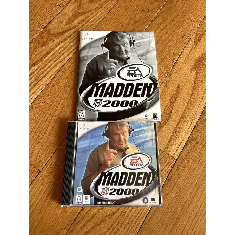 Madden 2000 For Macintosh Mac Disc And Manual Included Aspyr NFL Rated E